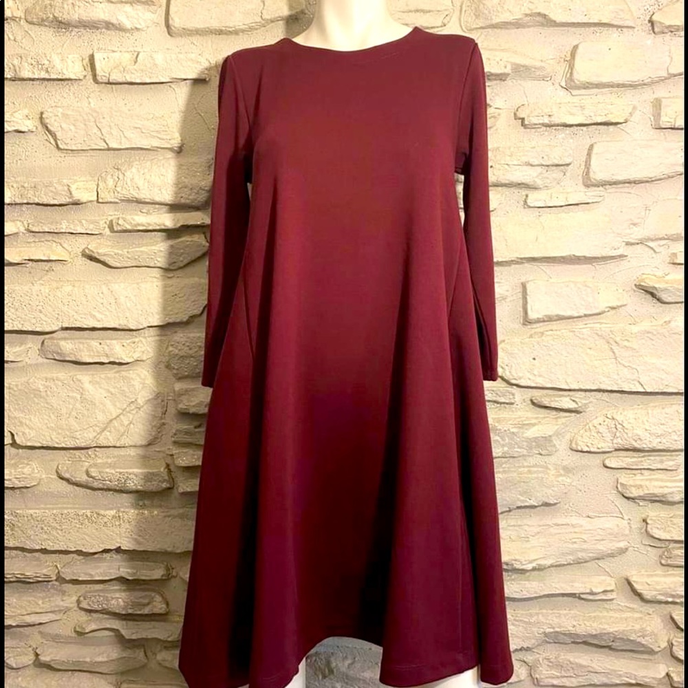 Loft - Maroon Dress (Size XS)